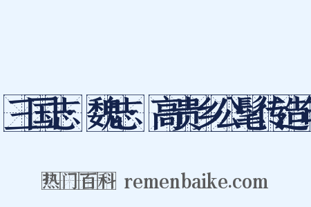 三国志·魏志·高贵乡公髦传造句是什么意思的图片